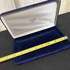 Blue Velvet Large Jewelry Box