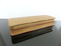 Antique Superb Jewelry Presentation Box Chocolate Leatherette F Krispel Austria