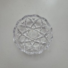 Clear Glass Lined Round Jewelry Organizer Ring Holder for Unisex Adults