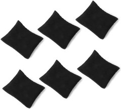6pc-Velvet Small Bracelet/Watch Pillow Jewelry Displays (Black) Fashion Gift