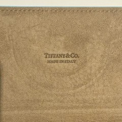 Tiffany & Co. Tiffany Blue Grain Leather Fold-Out Jewelry Case Travel Organizer
