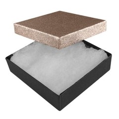Rose Gold Cotton Filled Jewelry Packaging Gift Boxes ~ 6 Different Sizes ~ Lots