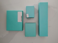 4 Tiffany & Co. authentic empty jewelry boxes and 3 pouch lot