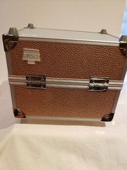 Pink Aluminum Caboodles Make-up Case with 4-Trays