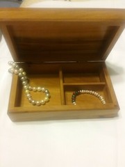   handmade fragrant wood Moroccan box 8X5X2. .