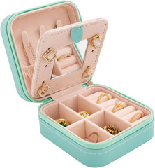 Travel jewelry case Travel jewelry box Travel Jewelry Organizer Small Jewelry Or