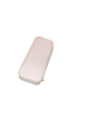 White Suede Travel Jewelry Box Carrying Case – White