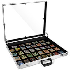 Lockable Aluminum Display Case Acrylic Top Trade Show Showcase Card Jewelry Coin