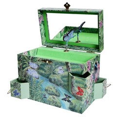 Enchantmints Mariposa Butterfly Music Jewelry Box for Children – Velvet Lining