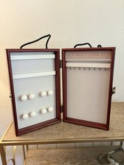 Showcases to Go Jewelry Display Wooden Traveling Case 14″x8.5″