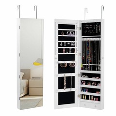 Elegant Jewelry Cabinet Utility Sundries Organizer Wall Mounted Light Drawer