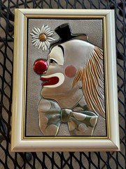 Mida Studio Italy Jewelry Box Sterling Silver 925 Clown Signed One of a Kind NEW