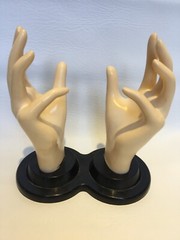 Jewelry Display Double Hands Facing Each Other Rings Bracelets E & B Giftware