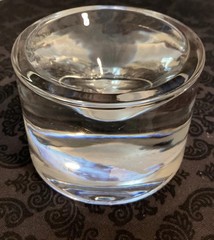IKEA Discontinued Clear Glass Ring Holder