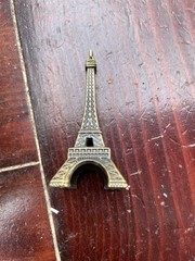Eiffel Tower Rose Gold Bling Ring Holder Inches Tall Paris Love Jewelry