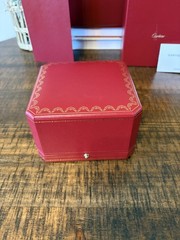 Authentic Cartier Empty Bracelet Jewelry Box Outer Box Gift Bag Care Booklet Set