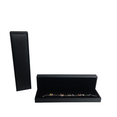 Jewelry Gift Box Faux Leather Leatherette Bracelet Necklace Anklet
