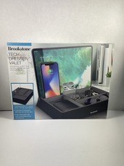 Brookstone Tech Dresser Valet Organizer Charging Station
