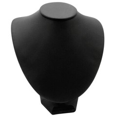 Black Leatherette Jewelry Necklace Bust Necklace Display Stand ~ 2 Styles