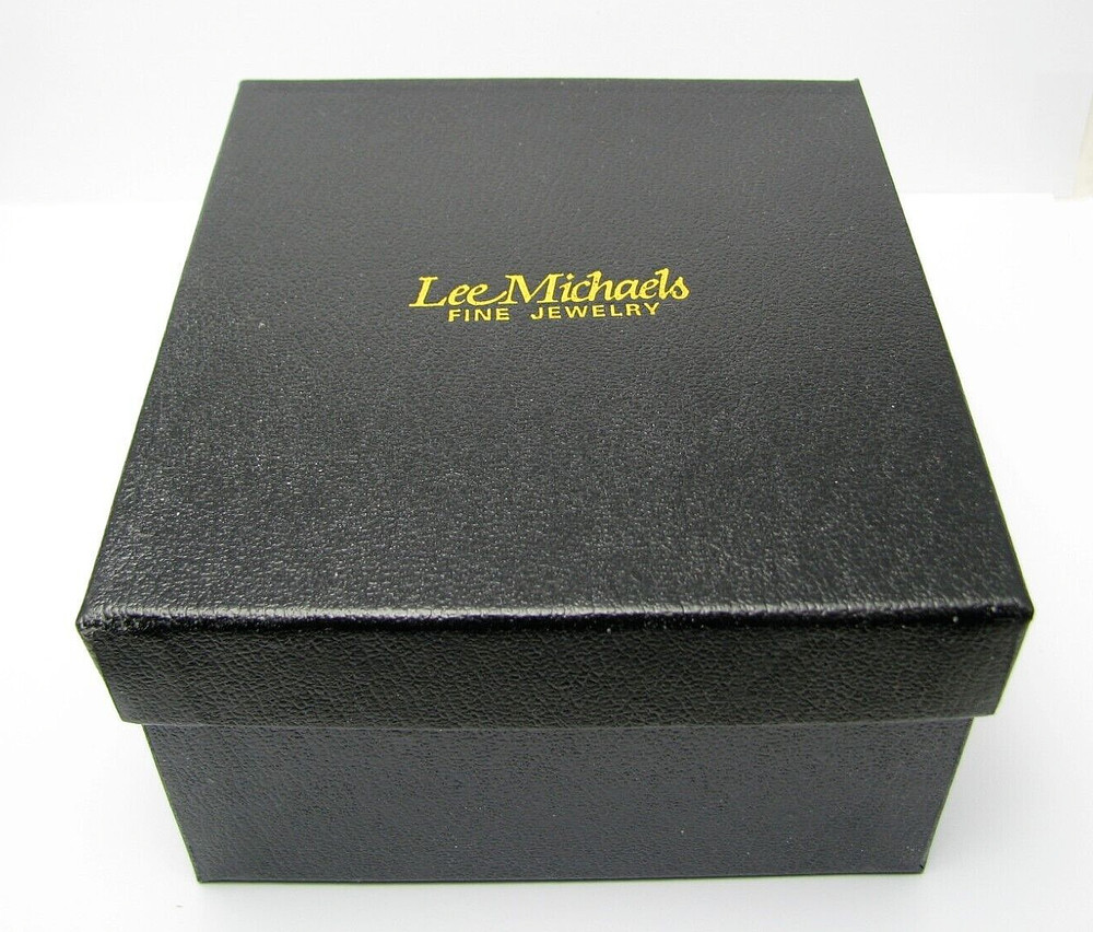 Lee Michaels JEWELRY BOX EARRINGS PENDANT ANKLET CUFFLINKS WATCH BOX 115×105 mm