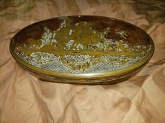 Vintage Jewelry Box Copper
