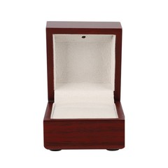 Lightweight Wooden Ring Box Display Jewelry Earring Gift Holder With Led Light
