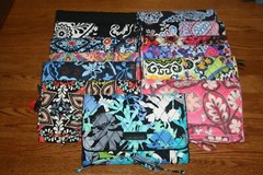 Vera Bradley Jewelry Organizer Travel ALL WRAPPED UP JEWELRY ROLL case bag NEW