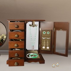 1 piece of 5-Drawer Multifunctional Jewelry Box, Large Jewelry Storage Box