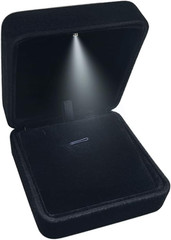 “Pendant Necklace Box with LED Light, Necklace Gift Box Velvet Jewelry Disp “