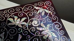 Korean Mother of Pear Jewelry Box | Najeon Chilgi | Handcrafted Traditional Craf
