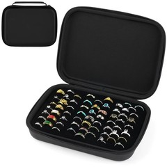 50+ Slots Ring Organizer Storage Case Jewelry Ring, Display Collector, Only Box