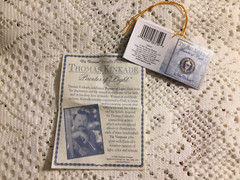 Thomas Kinkade Painter of Light Via Vermont Metal and Glass Jewelry Trinket Box