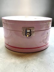 Oval Pink Ballerina Jewelry Box With Mirror & Rotating Dancer Figurine Musical