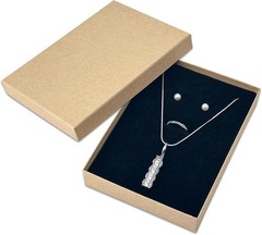 TheDisplayGuys 12-pack Cardboard Gift Boxes w. Velvet Jewelry Insert & Lids |…
