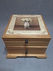 Tri Coastal Design Art in Motion Wood Jewelry Box