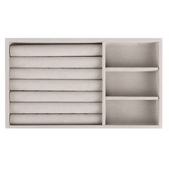 Jewelry Ring Velvet Display Organizer Case Tray Holder Earring Storage Box USA