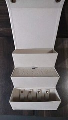 Folding 4x Hard Case Jewelry, Eyewear Travel, Storage Multiple Compartments NWOT