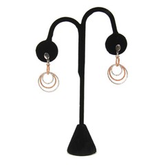 Black Velvet Earring Jewelry Display Holder Large Fancy Tree Style Stand USA