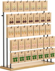 ORLESS Jewelry Display for Vendors, Earring Display Stand for Selling, Necklace