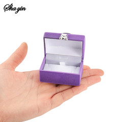 1 Piece Small Jewelry Box Velvet Wedding Ring Box Necklace Display Box Cute Bear