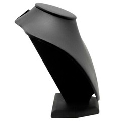 Black Leatherette Jewelry Necklace Bust Necklace Display Stand ~ 2 Styles