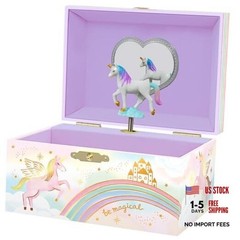 Musical Unicorn Jewelry Box for Girls | Music Boxes for Little Magical Unicorn