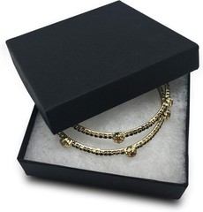 Matte Black 25-Piece Jewelry Gift Boxes – Sturdy Cotton Filled & Elegant Design