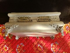 Art Nouveau Aluminum Jewelry Box