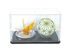 Necklace Accessory Display Case Gift Box Japanese Handmade by Me negrc22