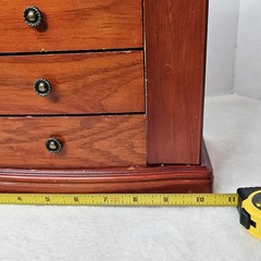🖤Vintage Wood Jewelry Box
