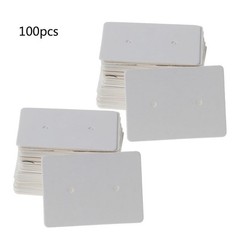 Blank Craft Paper Label for Arts Weddings Birthdays Rectangle Tags 100Pcs