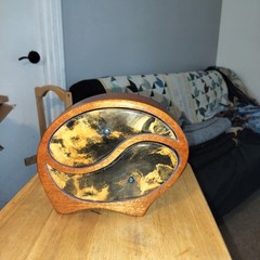 Bandsaw Jewelry Box. Made By The Burlwood Box