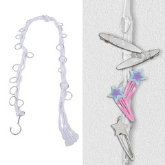 Macrame Hair Claw Clip Organizer Stylish Hanging Storage For Bedroom
