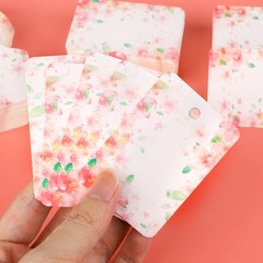200× White Cardboard Jewelry Display Cards Set for Earrings & Necklaces 4 Styles